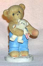 Enesco Cherished Teddies Figurine - Jonah I Can't Bear To Be Without You