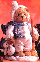 Enesco Cherished Teddies Figurine - Earl - Warm Hearted Friends