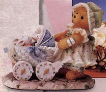 Enesco Cherished Teddies Figurine - Jessica - A Mother's Heart Is Full Of Love