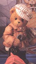 Enesco Cherished Teddies Figurine - William - England  You're A Jolly Old Chap!