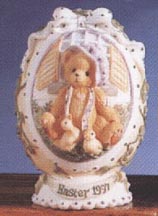 Enesco Cherished Teddies Egg - 1997 Easter Egg