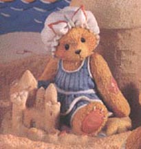 Enesco Cherished Teddies Figurine - Sandy - There's Room In My Sand Castle For You