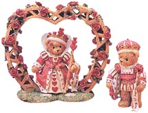 Enesco Cherished Teddies Figurine - Harry & Katherine - You're The Queen Of My Heart