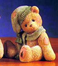 Enesco Cherished Teddies Figurine - Meredith - You're As Cozy As A Pair Of Mittens!