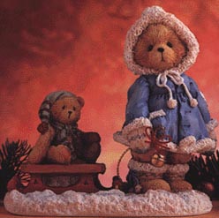 Enesco Cherished Teddies Figurine - Mary - A Special Friend Warms The Season