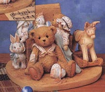 Enesco Cherished Teddies Figurine - Christopher - Old Friends Are The Best Friends