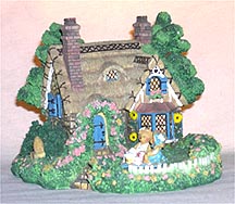 Enesco Cherished Teddies Cottage - A Picnic For Two