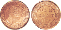 Canadian Large Cents for sale