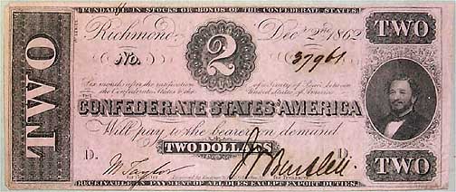 Confederate States Currency photo