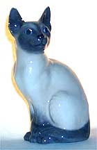 Royal Copenhagen Figurine - Siamese Cat