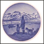 Royal Copenhagen Plaquette - On the Lookout, Greenland