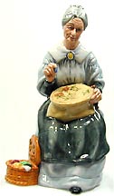 Royal Doulton Figurine - Embroidering