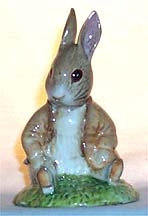 Royal Doulton Beatrix Potter Figurine - Benjamin Bunny Sat On A Bank