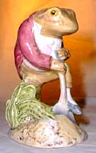 Royal Doulton Beatrix Potter Figurine - Mr. Jeremy Fisher Digging