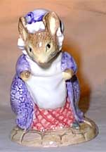Royal Doulton Beatrix Potter Figurine - Lady Mouse Made A Curtsy