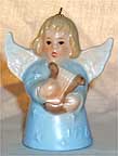 1978 Angel With Harp - Blue Angel Bell