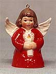 1988 Angel With Candle - Red Angel Bell