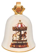 2017 Carousel Annual Christmas Bell Ornament
