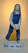 Bing & Grondahl Figurine - Girl with Ball - FY