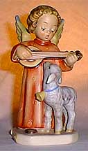 Goebel M I Hummel Figurine - Angel Serenade (with lamb)