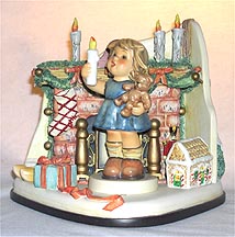 Goebel M I Hummel Figurine - Christmas Wish Collector Set