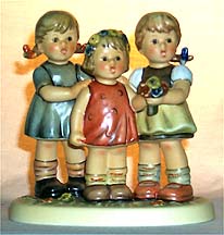 Goebel M I Hummel Figurine - Bashful Serenade