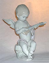 Lladro Figurine - Angel with Lute