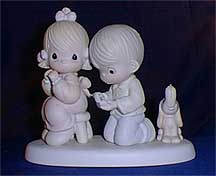 Enesco Precious Moments Figurine - With This Ring I...