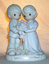 Enesco Precious Moments Figurine - Love Vows To Always Bloom
