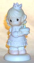 Enesco Precious Moments Figurine - Birthday Wishes With Hugs And Kisses (1997)