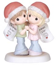 Enesco Precious Moments Figurine - All I Want For Christmas Is You