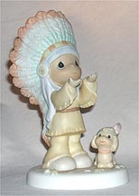 Enesco Precious Moments Figurine - The Lord Is Our Chief Inspiration
