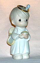 Enesco Precious Moments Figurine - Seeds Of Love From The Chapel