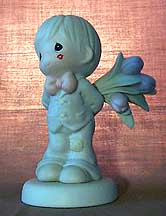 Enesco Precious Moments Figurine - For The Sweetest Tu-lips In Town
