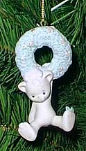 Enesco Precious Moments Ornament - Hang On For The Holly Days