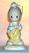 Enesco Precious Moments Figurine - Caught Up In Sweet Thoughts Of You