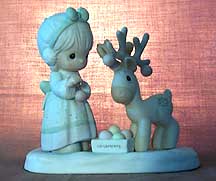 Enesco Precious Moments Figurine - Merry Christmas Deer