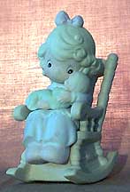 Enesco Precious Moments Figurine - Love Never Leaves A Mother's Arms