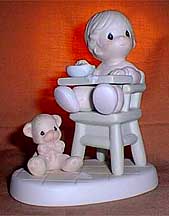 Enesco Precious Moments Figurine - Baby's First Meal