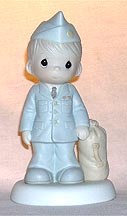 Enesco Precious Moments Figurine - Bless Those Who Serve Their Country - Air Force 1991