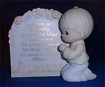 Enesco Precious Moments Figurine - Serenity Prayer Boy