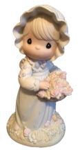 Enesco Precious Moments Figurine - You Are the Rose Of His Creation