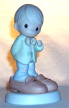 Enesco Precious Moments Figurine - Who's Gonna Fill Your Shoes?