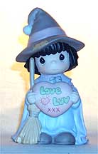 Enesco Precious Moments Figurine - Witch Way Do You Spell Love?