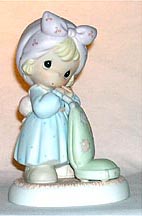 Enesco Precious Moments Figurine - My Life Is A Vacuum Without You