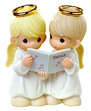 Enesco Precious Moments Figurine - And The Angels Sing