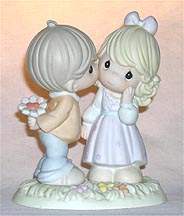 Enesco Precious Moments Figurine - Your Love Makes My Heart Blossom