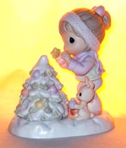 Enesco Precious Moments Figurine - The Fruit Of The Spirit Is Love, Joy, And Peace
