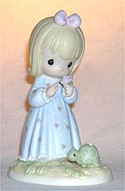 Enesco Precious Moments Figurine - The Lord Can Dew Anything