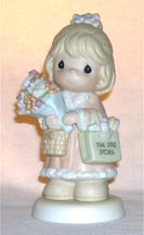 Enesco Precious Moments Figurine - It's Time To Bless Your Own Day